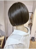 小顔にみえるコンパクトボブ。【30代、40代、50代、銀座】UP