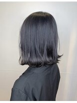 ヘアポジションレヴ 八王子(HAIR Position rev”)&nbsp;切りっぱなしアッシュグレー