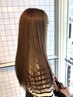 【透明感】似合わせカット＋ブリーチなしダブルカラ―［原宿］