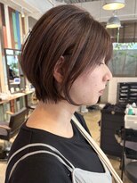セブンベルベット(7 Velvet) ボブショート/ショートボブ/グレージュ 【福岡聖容】