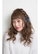 セシルへアー JR京都駅前店(Cecil hair) ハーフアップスタイル