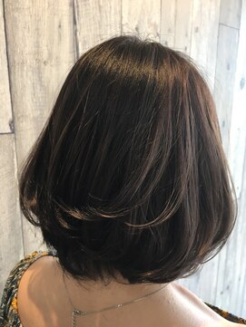 グットゥ ヘアアンドスペース(goutte hair&space) 外国人風カラー大人ボブ