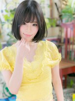 カバーヘア ブリス 川口(COVER HAIR bliss)&nbsp;*bliss川口*愛され★黒髪＆前下がり★モテストレートb