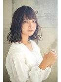 【Casita flor】ニュアンスパーマ 外ハネ ボブ