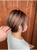 大人ショート×シャドウルーツカラー◎20代30代40代50代