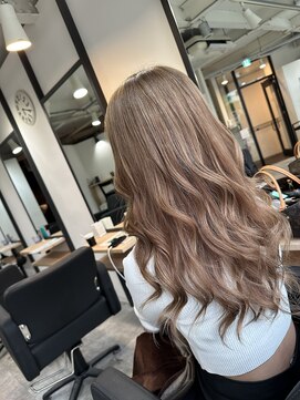 ラフ 難波店(LAFF) #黒髪#ボブルフ#ネビージュ#小顔#ワンレン