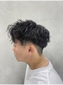 爽やかアップバング