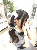 ツインテール、ハートアレンジ