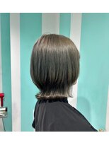 マティーナ ヘアー 池袋(Matina hair)&nbsp;【ショートウルフ×グレー】20代30代40代50代