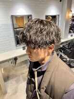 エイトメン 吉祥寺店(EIGHT MEN) ソフトツイストスパイラルパーマ刈り上げマッシュ　ツーブロック