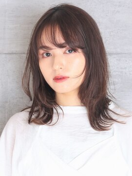 ビュートリアム ギンザ(BEAUTRIUM) 顔まわりカット/ミディアムレイヤー/レイヤーカット