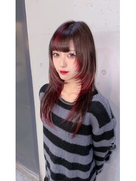 ドットハリス(.Hallis) シャギーウルフ【ハイトーン/レイヤーカット/ダブルカラー】