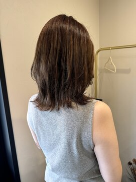 ラヴィン(LOVIN’) ミディアムレイヤー/ベージュ/ミディアム