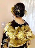 ゆるふわシニヨン