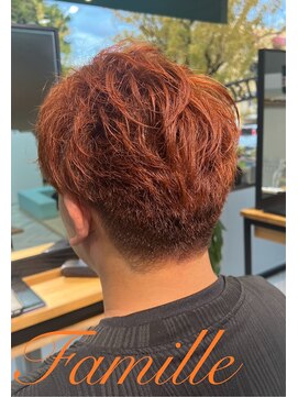 ファミーユ 本山駅(Famille) ブリーチしないオレンジカラー