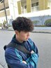 【ご新規様限定】メンズカット＋メンズパーマ【外国人風スペインカール】