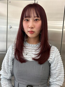 サンドハーツギンザ(sand Hearts ginza) 顔まわりレイヤー/似合わせカット/レイヤーカット