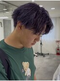 パープルカラーセンターパート