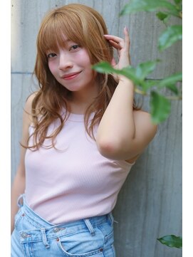 ベレッタ 楠葉店(veretta.) オトナ可愛いセミディ/ハイトーンカラー/髪質改善トリートメント