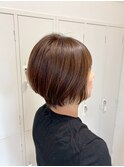 大人ナチュラルショートボブ