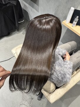 シンカ(shinka) オリーブベージュ+最高級髪質改善トリートメント