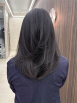 パルス ヨコハマ(PULSE yokohama)&nbsp;横浜髪質改善透明感カラーグレージュセミロングハイレイヤー