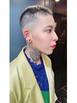 ミモザワークス(Mimosa Works) ミヤザキスタイル 20代30代40代 黒髪刈り上げハンサ ムショート