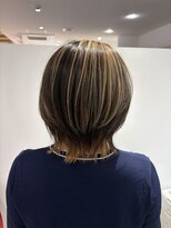 アズールサン 草加西口店(azule-sun)&nbsp;ハイライトカラー,ウルフデザインカラー,ベージュカラー【草加】