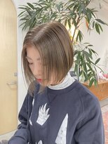 ヘアー アイス カンナ(HAIR ICI Canna) 大人女子におすすめ/ミニボブ/束感カット/コンパクトボブ