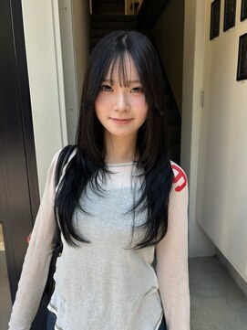 ニカ(NICA) 【NICA】ハッシュカットと就活カラー 落ちる黒 :北村
