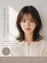 ユニット 蕨西口店(UNIT)&nbsp;蕨駅ミディアムレイヤー20代30代40代小顔/丸顔/髪質改善