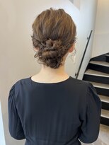 ポーズヘアー 大阪 福島(PAUSE HAIR) ふわふわシニヨン