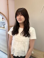 メルト 西梅田店(melt)&nbsp;オリーブブラウン×ゆるパーマ