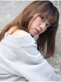 ワンカールが可愛い小顔ミディアム【アトリエMAI北千住】