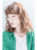 《melt》大人可愛いひし形ミディアム　20.30代人気　パーマ