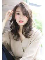 ティアラ 桜木町(TIARA)&nbsp;前髪長め色っぽミディ by西山 横浜・関内・桜木町