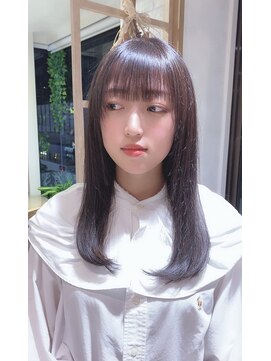 カルテット(Quartett) 【Quartett】透け感アッシュ×髪質改善トリートメント