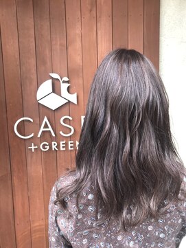 ケースプラスグリーン(CASE+GREEN) ◎ハイライト×ショコラブラウン