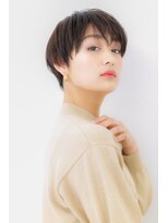 モッズヘア 越谷(mod's hair)&nbsp;モード＆クールな黒髪小顔マニッシュショートZ越谷20代30代40代