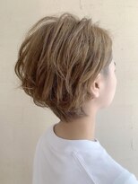 リフレアンドケア ミチ 幸町店(refre&care MICHI)&nbsp;パーマ風ショートスタイル