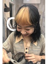 ナンバー アンフィール 渋谷(N° anfeel)&nbsp;前髪セクションカラー
