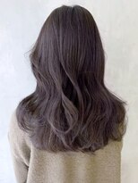 アイティーバイアルバム 八王子店(IT by ALBUM)&nbsp;パープルアッシュ_イヤリングカラーくびれミディ_ba320841