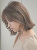 前髪長め小顔大人外ハネボブ20代30代40代【AIN.表参道】川原大地