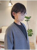 【星野】丸みショートボブ×アッシュブラウン☆