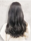 20代30代40代艶感ストレートアッシュグレージュ透明感ロング