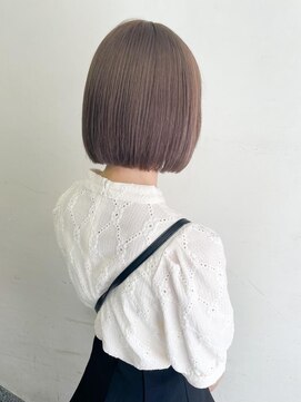 キャンバス バイ ネオリーブ 横浜西口(Canvas by neo.) ぷつっとボブ ぱっつんボブ 切りっぱなしボブ ぱつっとボブ