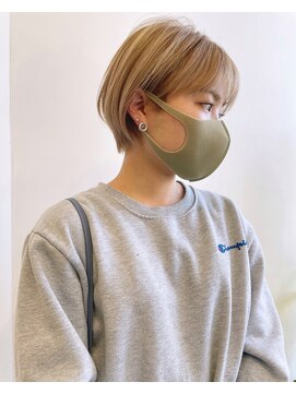 スプリング ウシワカマル(SPRING@ushiwakamaru) ・ハイトーンショートボブ