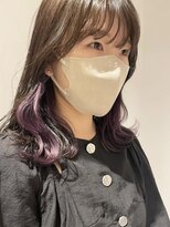 ラヴェストバイフレイスウェル(LOVEST by frace well)&nbsp;〔LOVEST mirisa〕インナーカラー/ラベンダー