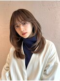レイヤーカット レイヤーミディアム ミディアム
