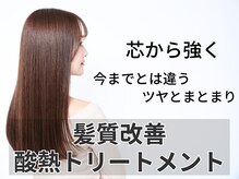 最高峰のヘアケア「髪質改善　酸熱トリートメント 」